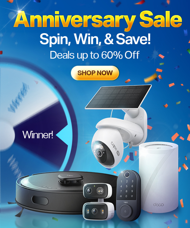 Tapo Anniversary Sale Banner